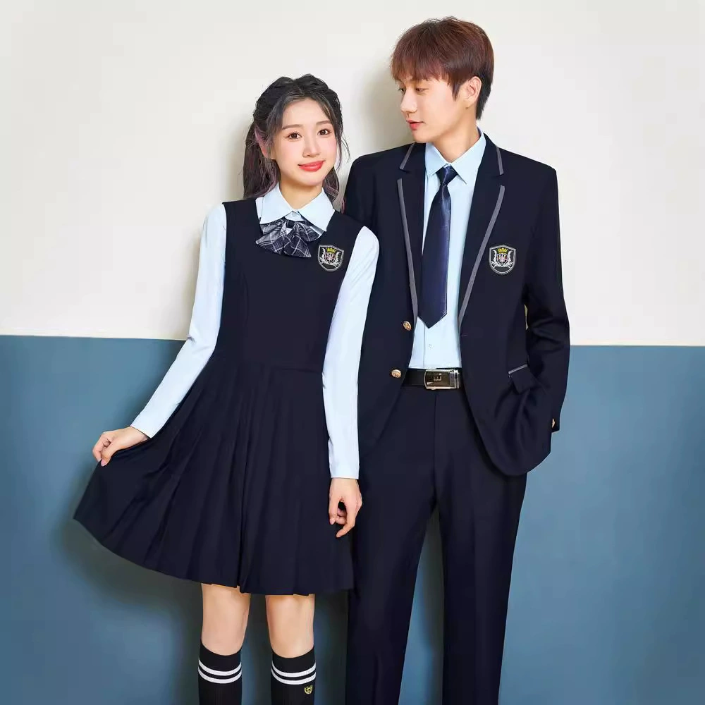 Академия ветра плиссированная юбка платье женский весенний и осенний новый детский сад учитель садовая одежда обучение раннему обучению JK униформа набор