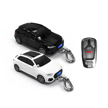 适用于奥迪Q5L钥匙套汽车模型钥匙塑料保护壳扣带灯光礼物