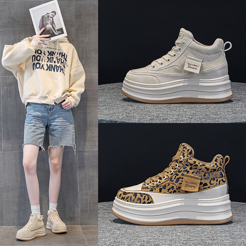 9913-1真皮小白鞋女2025秋新款透气显脚小百搭休闲板鞋