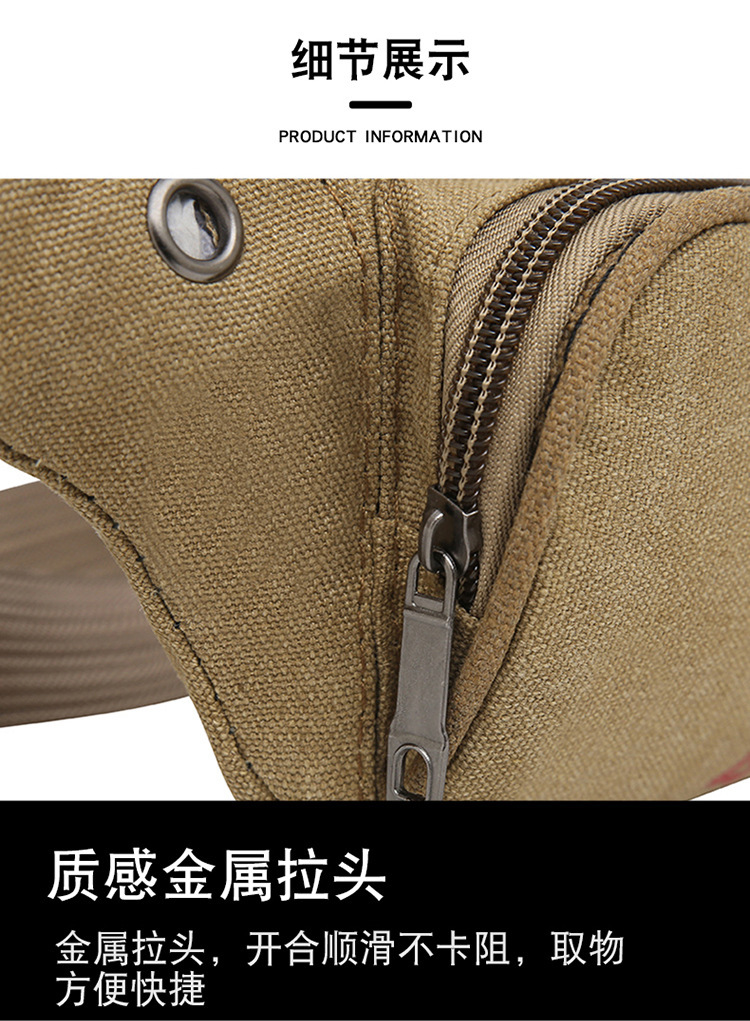 Outdoor Multi-Functional Running Wear-Resistant Fanny Pack Travel Portable Personal Casual Trend Mobile Phone Bag Ground Stall Source Chest Bag Application Scenario