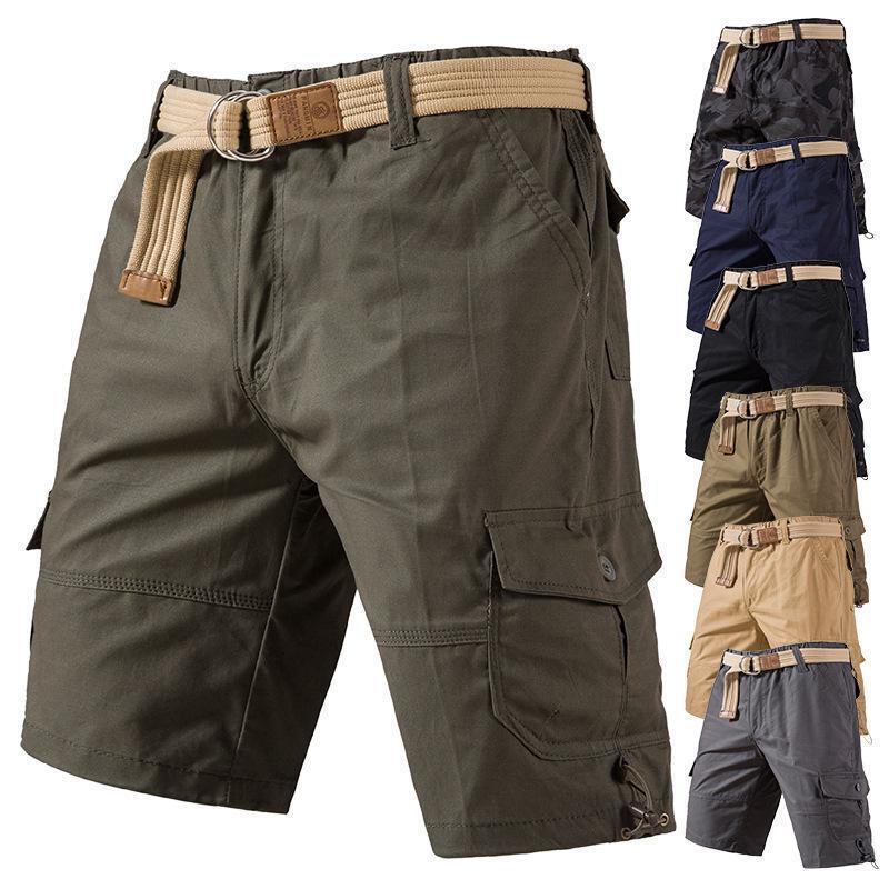 C 79717 Cotton Cargo Casual Capris All-Cotton Multi-Pocket Workwear Shorts C 79717 Cotton Cargo Casual Capris All-Cotton Multi-Pocket Workwear Shorts