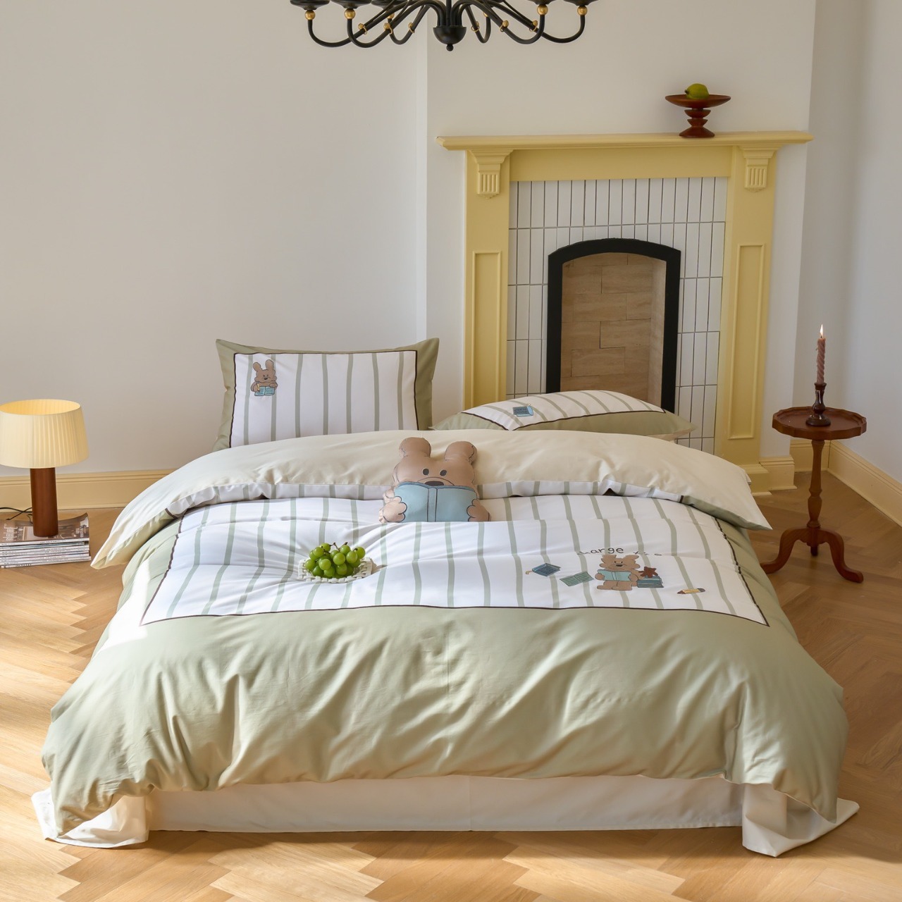 Cartoon fresh cotton sheet