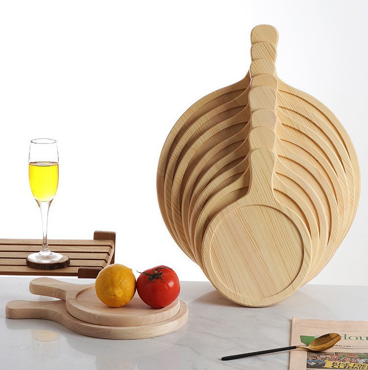 实木披散托盘烘焙店多规格中间镂空防滑落小吃炸食餐盘烤盘