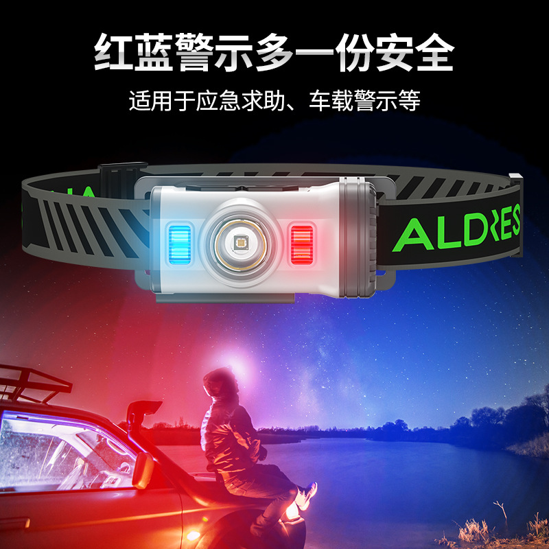 portátil al aire libre sombrero de pesca de noche larga duración carga de litio luz brillante superbrillante led cabeza inducción cabeza de luz