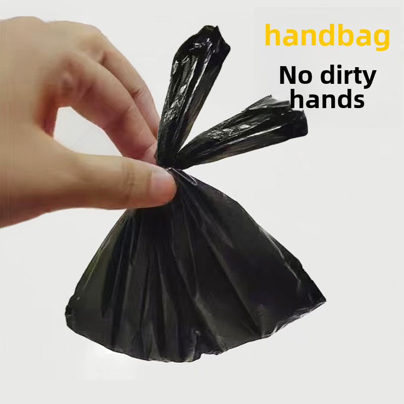 Black toilet bag, plastic small garbage bag, increased thickness 3
