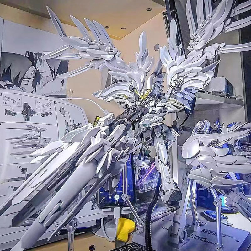 Gundam Model Snow White Mb Strike Freedom Mg Red Heresy Phoenix Unicorn Figure Mecha Toy