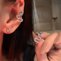 Earrings, ear clips, no pierced ears, high-quality style