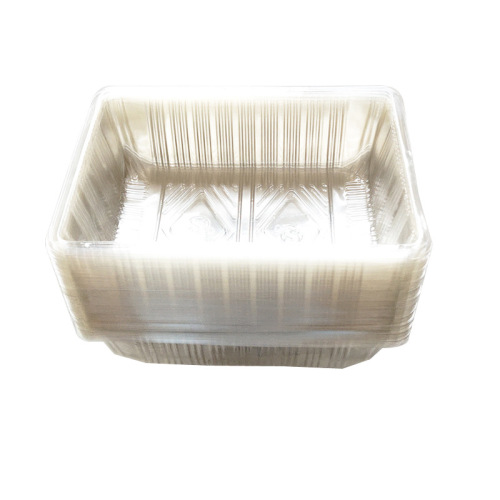 Multi-specification disposable transparent plastic fruit box roast duck strawberry grape fruit cut fruit and vegetable packaging tray packaging box