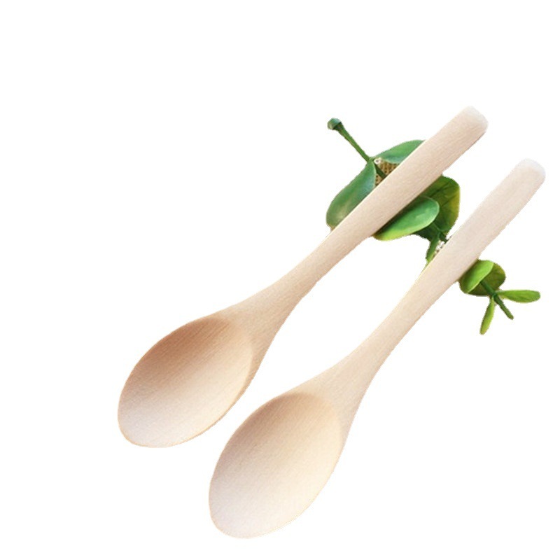 小さな木のスプーンの卸売りの蜂蜜のスプーンの子供は周のスプーンの日本式のスープの薬のスプーンの食器のメーカーをつかみます。|undefined