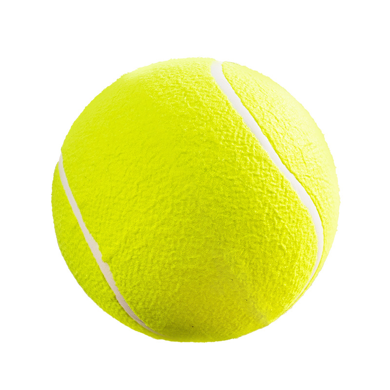 Nuevos juguetes de tenis transfronterizos, seguros y resistentes a las mordeduras, perros, perros, gatos, entrenamiento para aliviar el aburrimiento, pelotas elásticas para mascotas