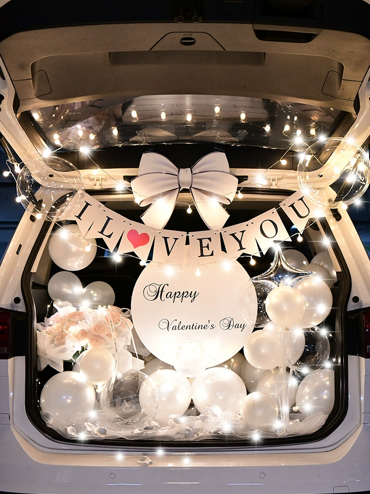Сюрприз багажника автомобиля украшение ко дню Святого Валентина предложение предложение подруги день рождения