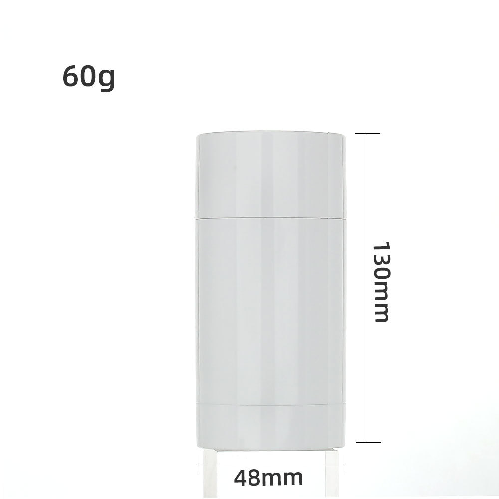 30g50g75g transparente negro de gran capacidad sólido bálsamo antitranspirante tubo desodorante palo crema hierba púrpura pelo roto acabado botella