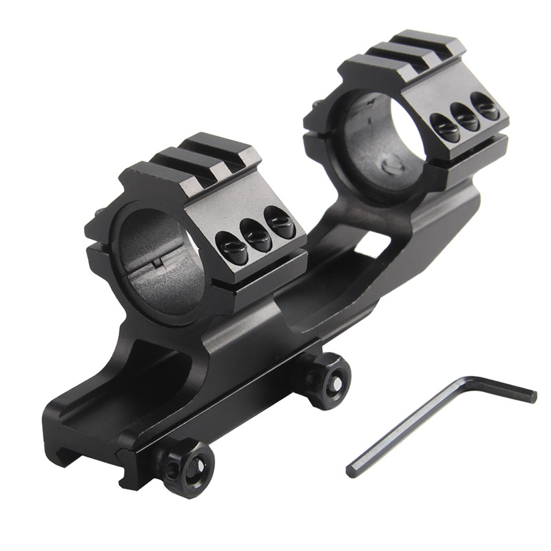 25.4/30mm后延连体管夹支架 瞄夹具 后延一体管夹 铝合金瞄夹