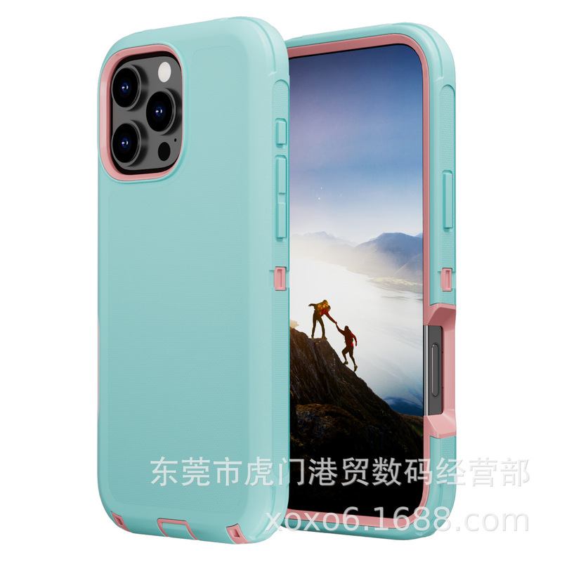 iPhone16 Pro Maxに適した新しい耐衝撃電話ケースApple 16 Proアーマーケース落下防止電話ケース|undefined