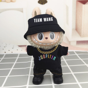 17cm����������teamwang���Π��ݳ���ͬ��T������ñ��labubu�·�