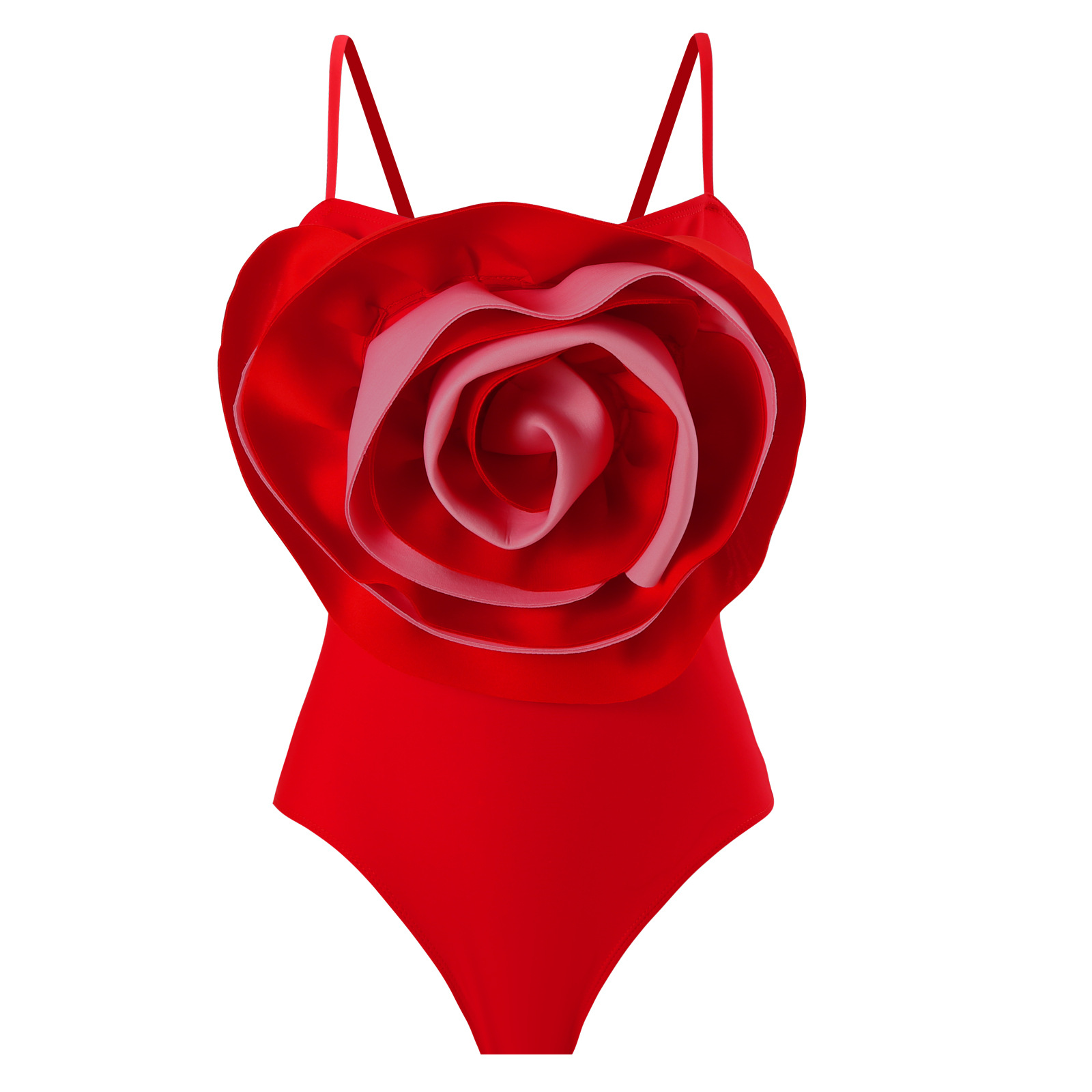 Women's Elegant Beach Solid Color Flower 1 Piece 2 Pieces Set One Piece Swimwear display picture 11