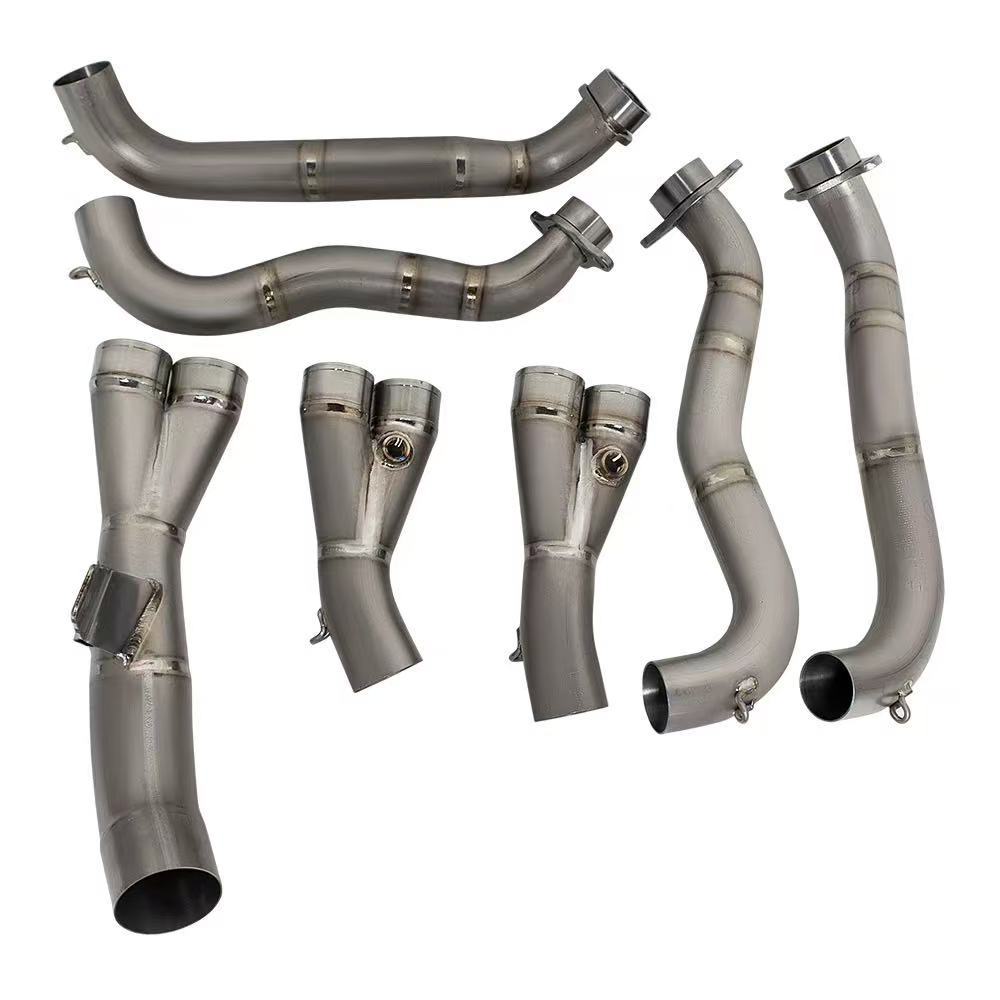 Suitable for motorcycle exhaust pipe modification, Honda CBR1000RRR titanium alloy front section connected to the original factory tail section, new model