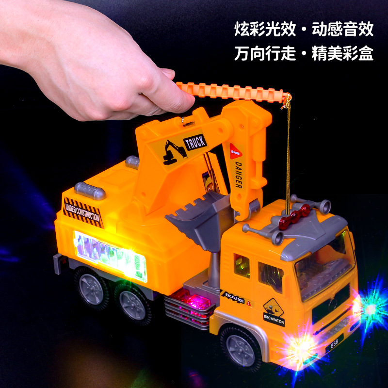 Transfronterizo 4D Vehículo eléctrico de ingeniería universal con música ligera Festival del Medio Otoño linterna Festival puesto linterna modelo de juguete