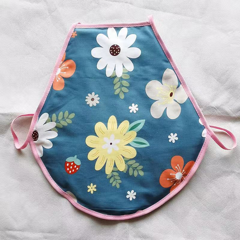 Handmade Mugwort Belly Band Ai Rong Dou Dou Cotton Waist Wrap for Kids Warm Abdominal Support 40cm in use