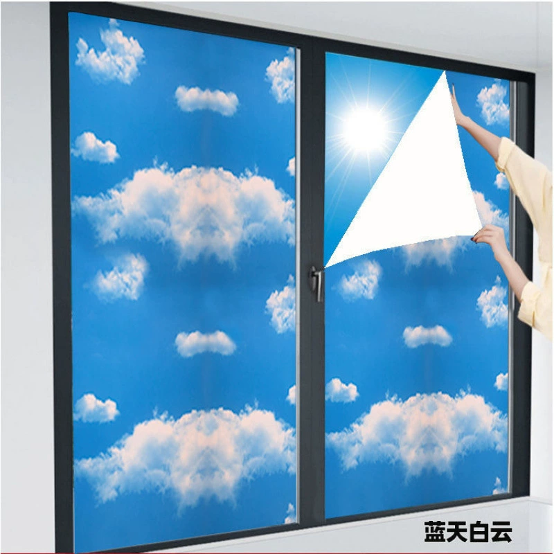 Защитная изоляционная пленка от солнца, наклейка на окно, светоблокирующая непрозрачная наклейка на окно, солнцезащитная пленка, светоблокирующая занавеска