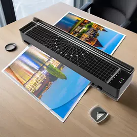 过塑机;裁纸刀;相纸