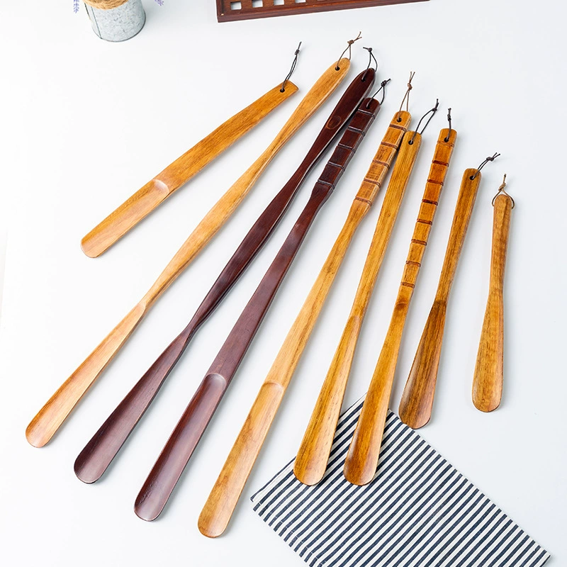 Туфли из цельного дерева с длинной ручкой Домашняя обувь артефакт