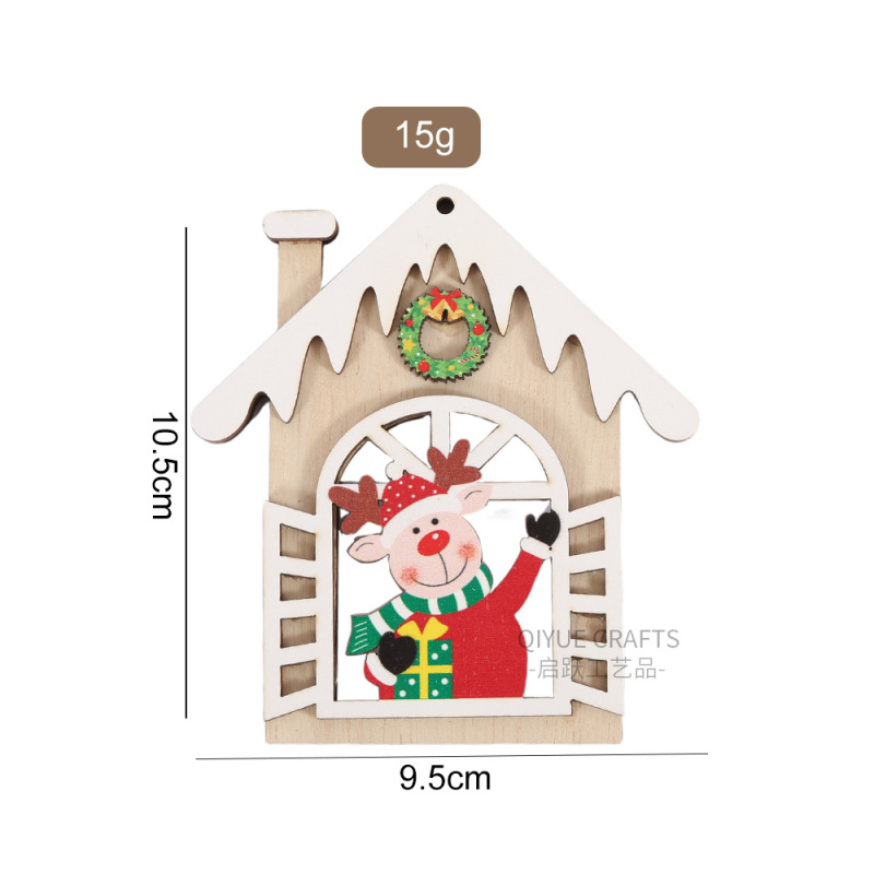 新しいクリスマスのヘラジカの木の小屋の置物のテーブルの装飾のサンタクロースの置物の祝日のパーティーの装飾の道具|undefined