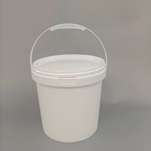 供应10升透明桶 全透明胶桶 宠物粮桶 带防盗扣设计 食品级 现货
