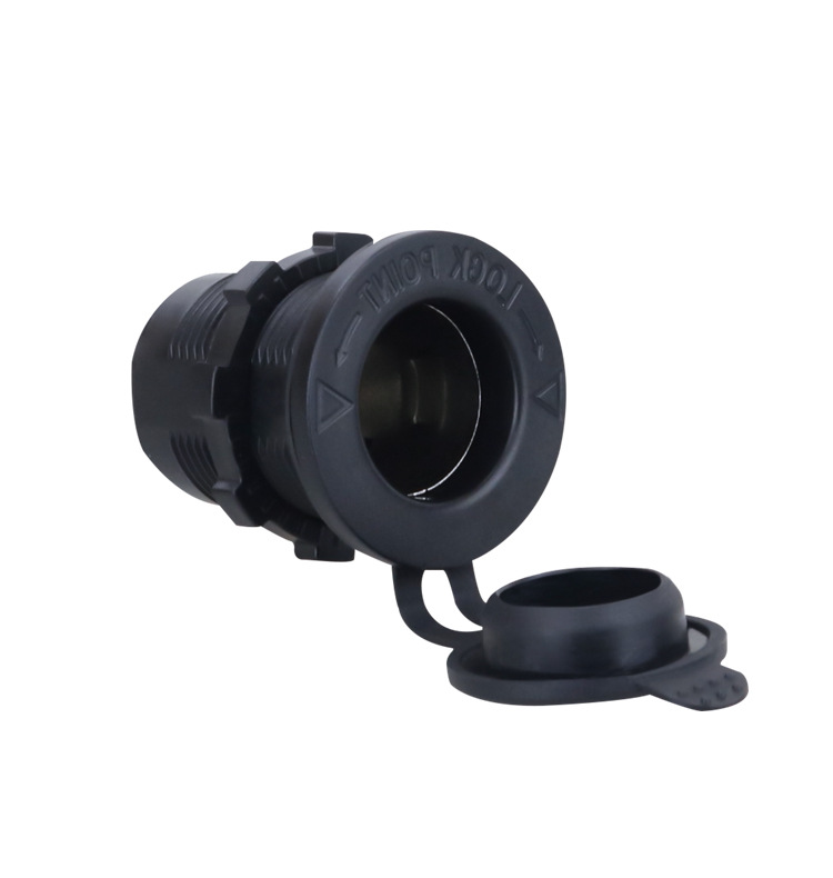 Modified Car Double-Hole Cigarette Lighter Socket with Car Waterproof USB Mobile Phone Cigarette Lighter 12-24V Universal Type