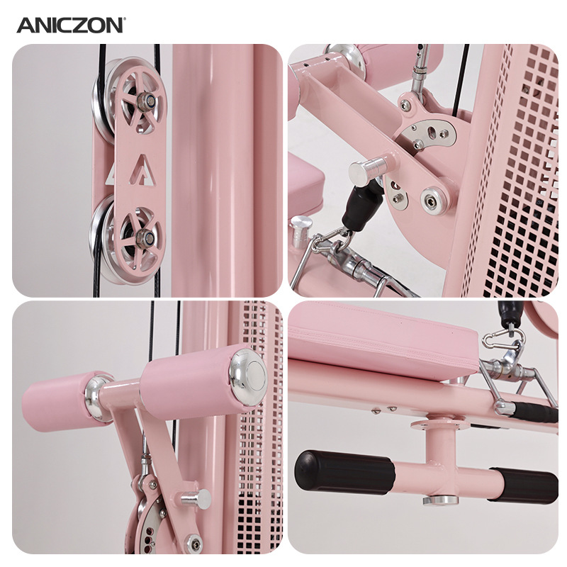 Equipos de gimnasio para mujeres multifuncionales pull-down alto completo pull-down espalda alta y baja entrenador de músculos de la espalda