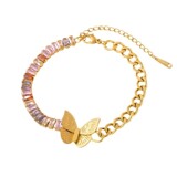 (Трансграничная торговля), прямоугольный бриллиантовый глянцевый трехмерный браслет из нержавеющей стали, оптовые продажи, европейский стиль