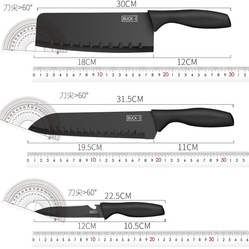 Cuchillo de cocina cuchillo de cocina cuchillo de corte de carne doméstico cuchillo de cocina súper rápido afilado cuchillo de cocina cuchillo de cocina set acero inoxidable no