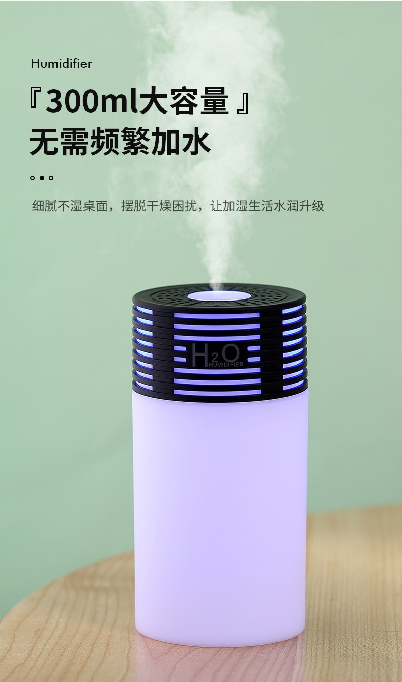 商品详情图_安车安安车安汽车用品光影加湿器多彩氛围灯USB车