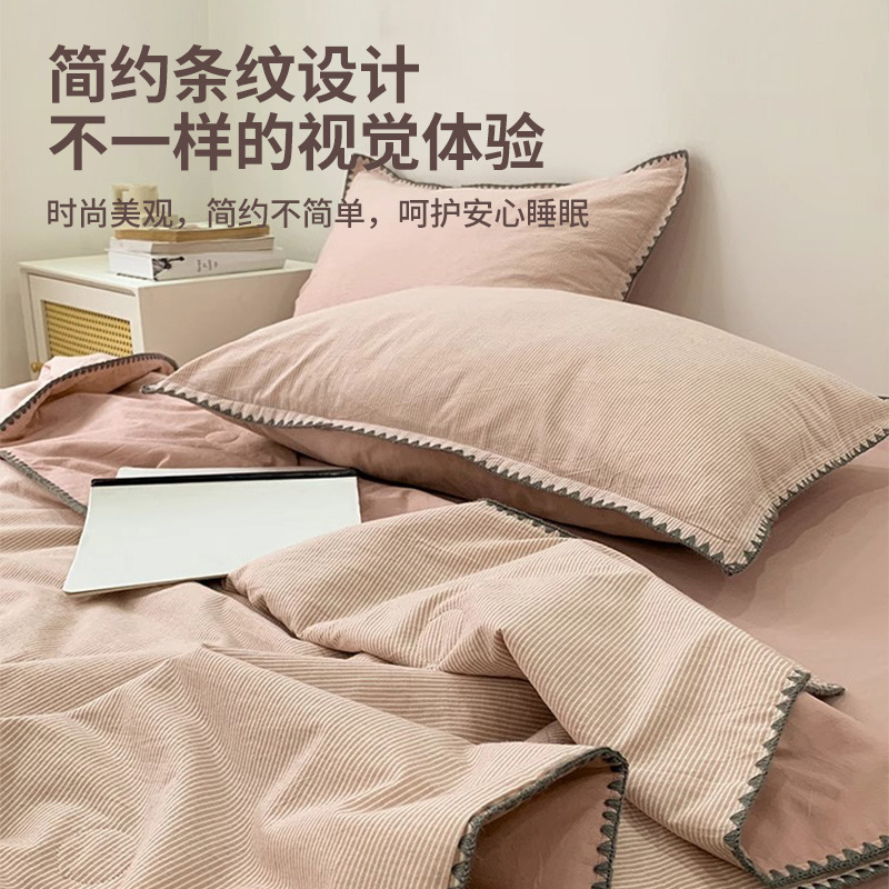 Cotton 2025 nuevo estilo funda de almohada funda de almohada par hogar 100 almohada de algodón núcleo de almohada caja de forro individual hombre 3