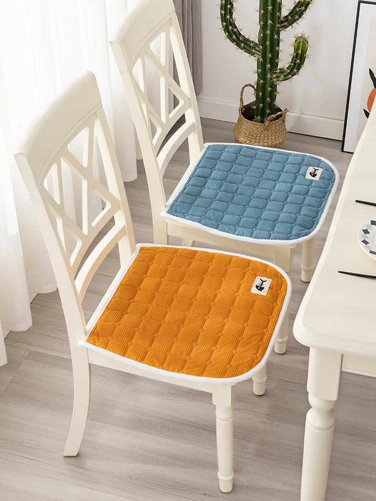 Cushion Chair Cushion Thickened Backrest Integrated Office Student Household Four Seasons Universal Breathable Non-slip Cheap