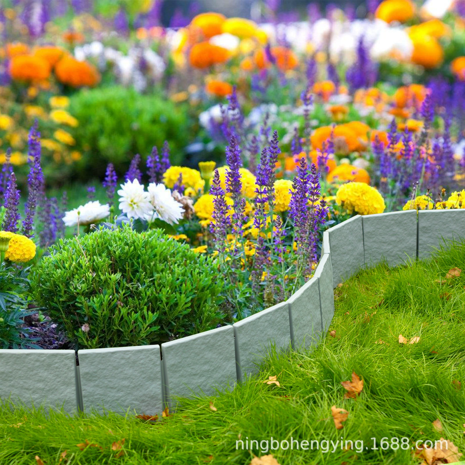 Имитация камня трехмерный забор Пластиковые украшения сада Сохранение почвы Открытый раздел Садоводство Сращивание Забор Небольшой забор