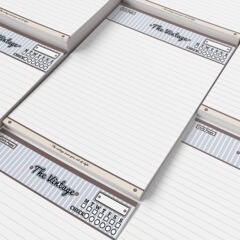 TheVintage レトロ日記紙 B5 高価値かわいいノート学生抜粋ノート破れレターペーパー
