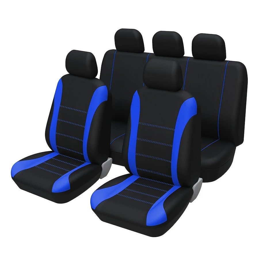 Cinco asientos generales, siete asientos, cubierta de asiento de furgoneta transfronteriza para diseño de línea de cintura, cojín de tela al por mayor
