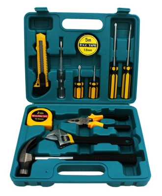 Auto Repair Set, Vise, Hammer, Mühərrik tənzimləmə alətləri - 12-piece-set