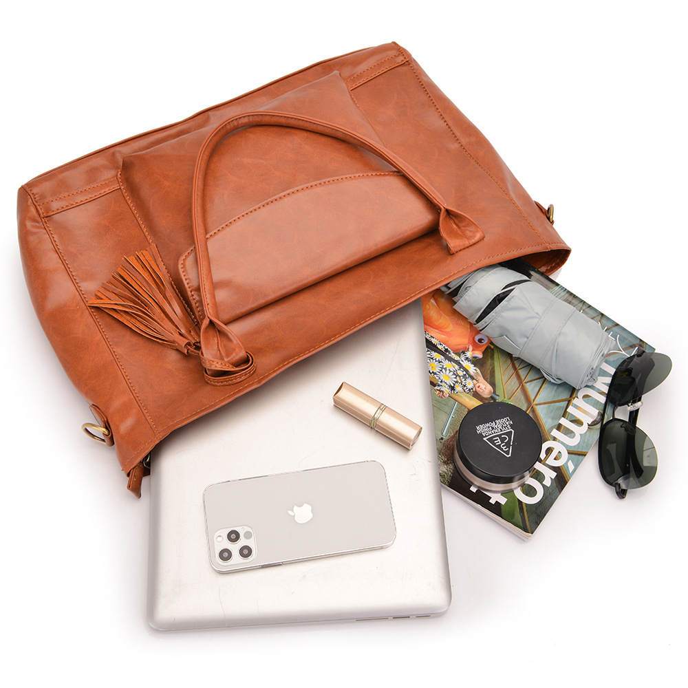 2022 Shou Gongzhi Routuote Large Capacity Luggage with Multi functional Handheld Soft Feeling Women's Bag_voghion.com