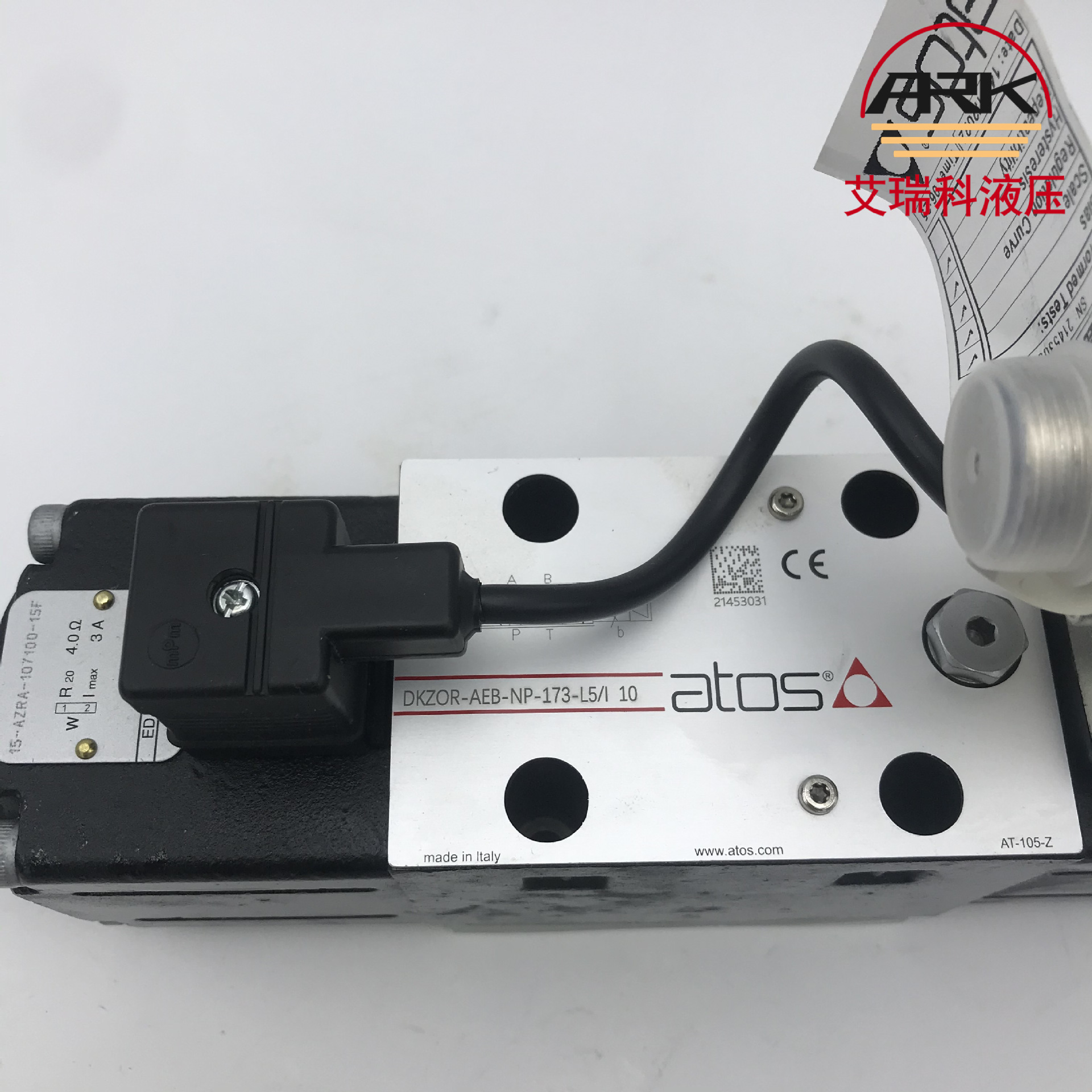 意大利Atos阿托斯比例换向阀—DKZOR-AEB-NP-173-L5/I 10