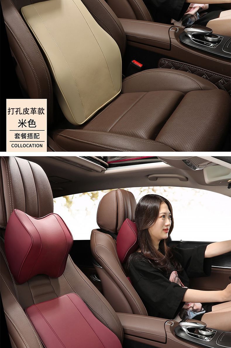 Car Headrest, Lumbar Pillow, Car Memory Foam Neck Pillow, Car Seat, Car Pillow, Back Cushion Support, Comfortable