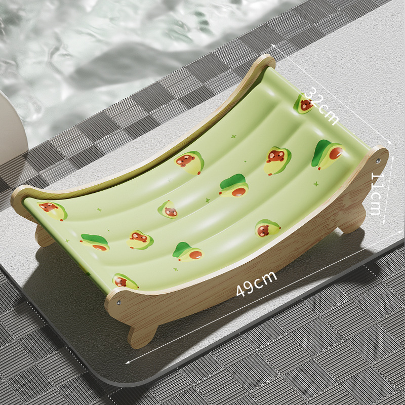 【중간】아보카도 아이스 패드 라운지 의자