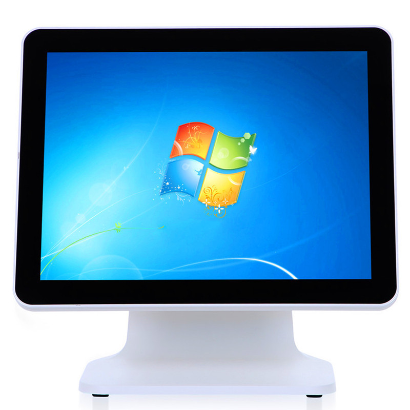 厂家直销新款独立开模定制款15寸单屏电容纯平触摸一体收款机