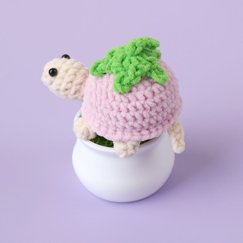 完成したウールひまわり鉢植えスズラン造花チューリップデスクトップ装飾品バレンタインデー教師クラスメートギフト|undefined