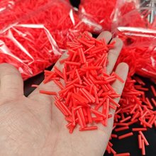 工厂直发电镀首饰品耳针保护防腐蚀环保防氧化红色硅胶管软管