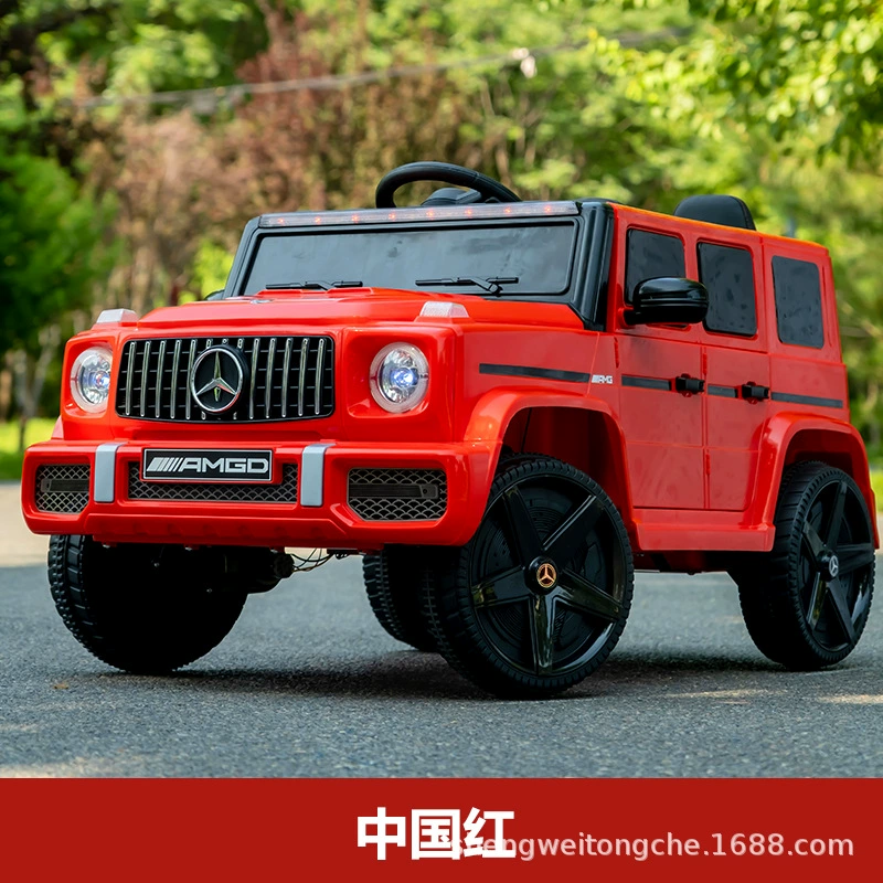 Электромобиль (Mercedes Benz) — внедорожник 4×4 с пультом, светящиеся колёса