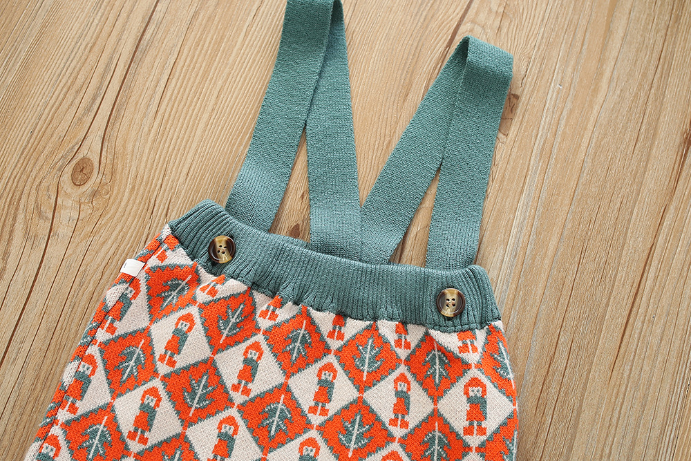 Pull pour filles, ensemble deux pièces tricoté à bretelles, nouvelle mode coréenne pour enfants, printemps et automne 2023_voghion.com