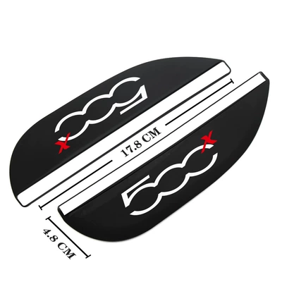 Cross-border explosions are suitable for: Rearview mirror rainproof sticker - fiat-5-500x