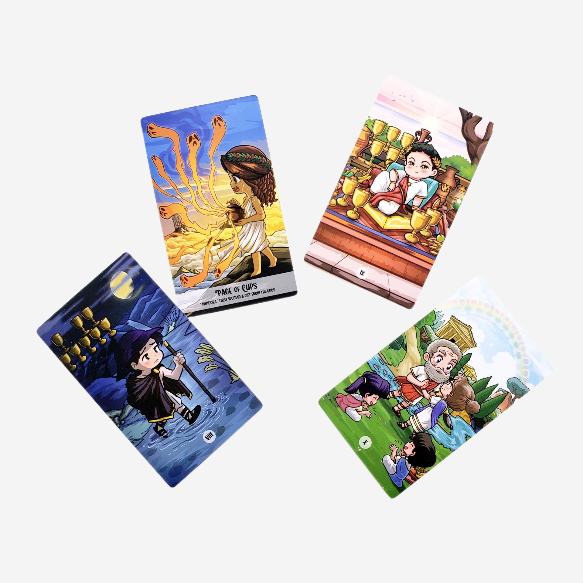 Gioco di carte tarot greco pythia per feste e party games_voghion.com